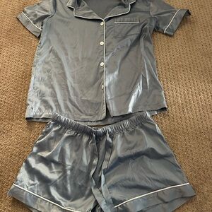 Serenedelicacy Women's Blue Pajama Top